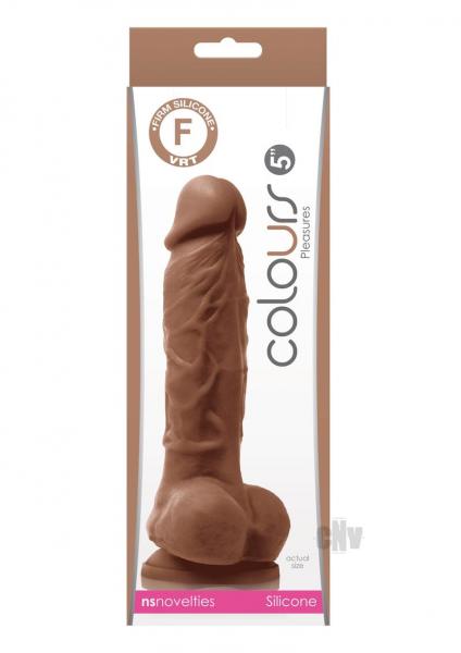 Colours Pleasures 5 Inches Dildo Brown