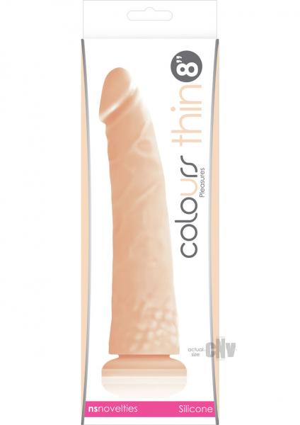 Colours Pleasures Dong Thin 8 Inches Beige