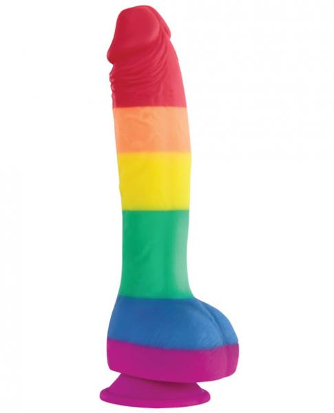 Colours Pride Edition 8 Inches Dildo Rainbow