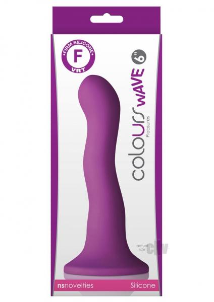 Colours Wave 6 Inches Dildo Purple