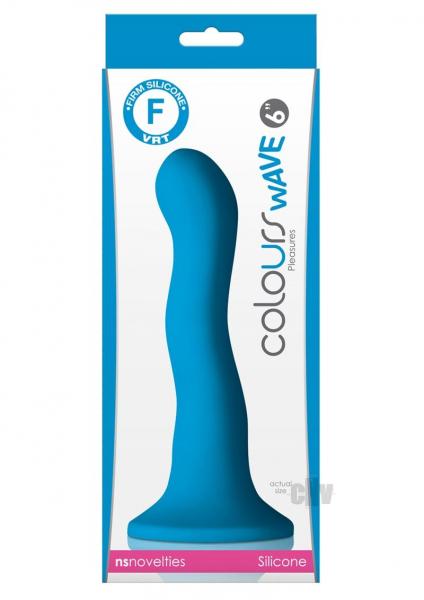 Colours Wave 6 Inches Dildo Blue