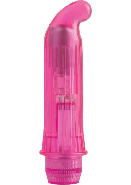 Juicy Jewels Crystal G Spot Vibrator Waterproof Pink