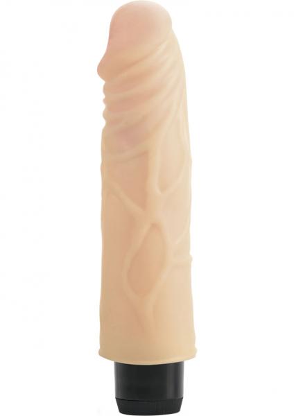 Real Feel Lifelike Toyz No 10 Vibrating Dildo Beige