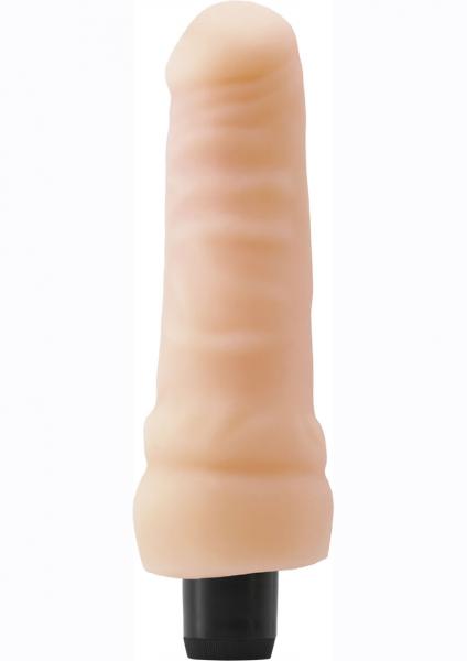 Real Feel Lifelike Toyz No 5 Beige Vibrating Dildo
