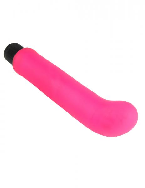 Neon Xl G Spot Softees Pink Vibrator