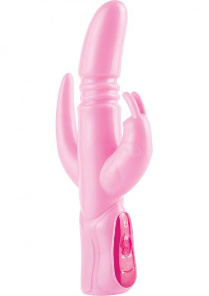 Wow Triple Ecstacy Silicone Thruster Pink
