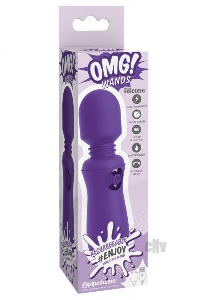 Omg! Wands #Enjoy Rechargeable Wand Purple