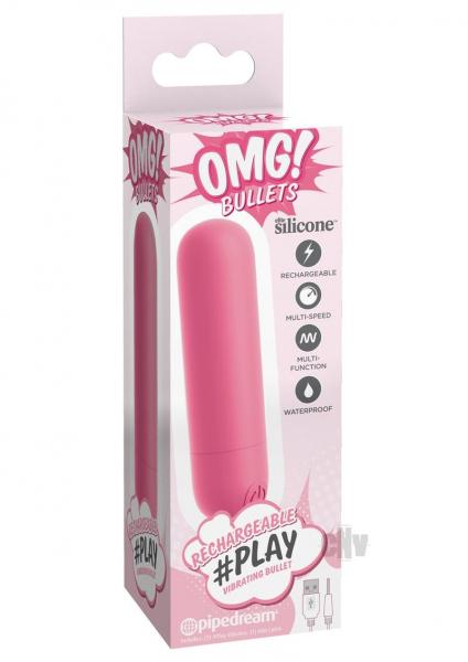 Omg! Bullets #Play Rechargeable Bullet Vibrator Pink