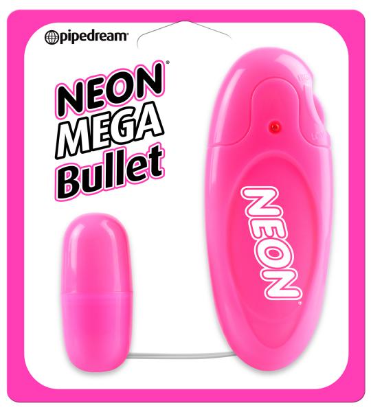 Neon Mega Bullet Vibrator Pink