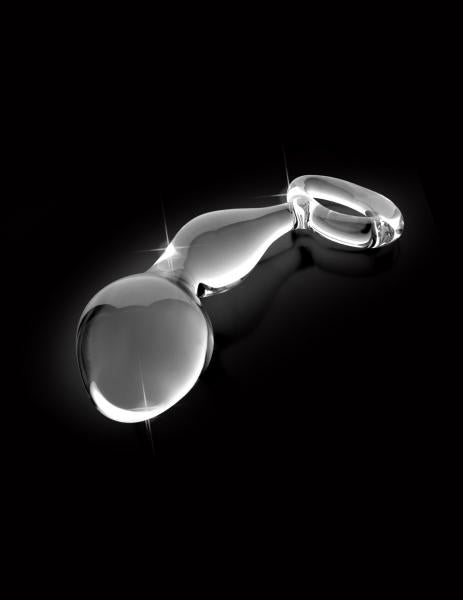 Icicles No 46 Glass Butt Plug Clear