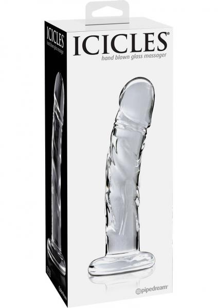 Icicles No 62 Dildo Glass Clear