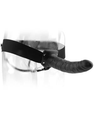 Fetish Fantasy 8 Inches Hollow Strap On Black