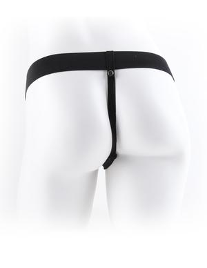 Fetish Fantasy 11 Inches Hollow Strap On Beige