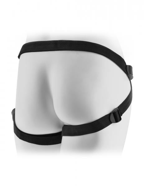 Fetish Fantasy Leather Lovers Vibrating Harness Adjustable Black