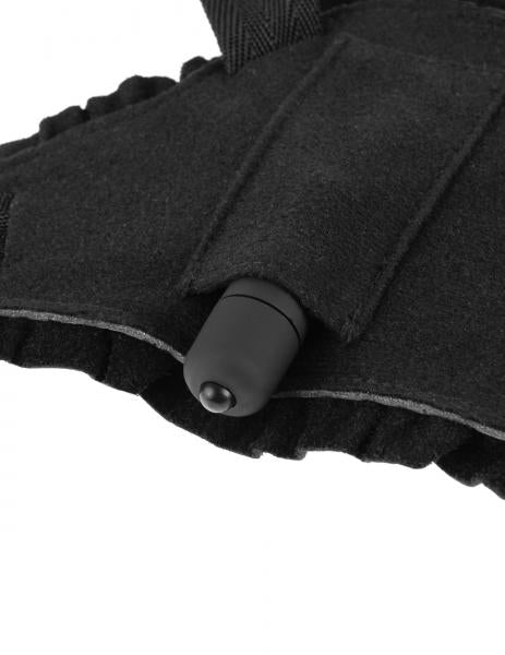 Fetish Fantasy Leather Lovers Vibrating Harness Adjustable Black