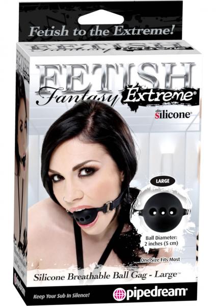 Fetish Fantasy Extreme Silicone Breathable Ball Gag Large