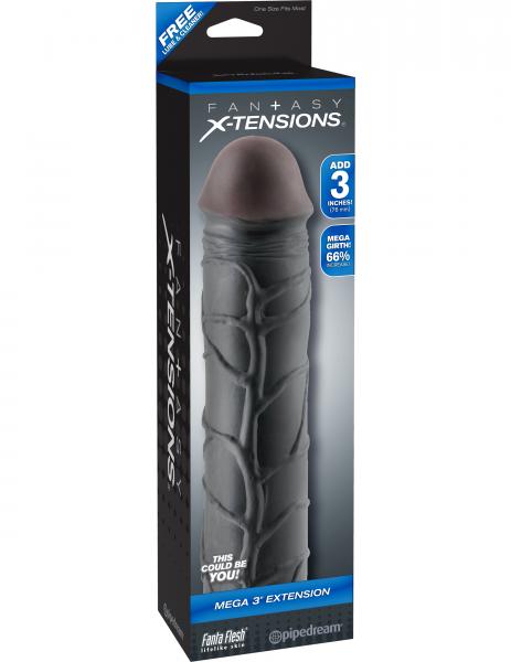 Mega 3 Inch Extension Black