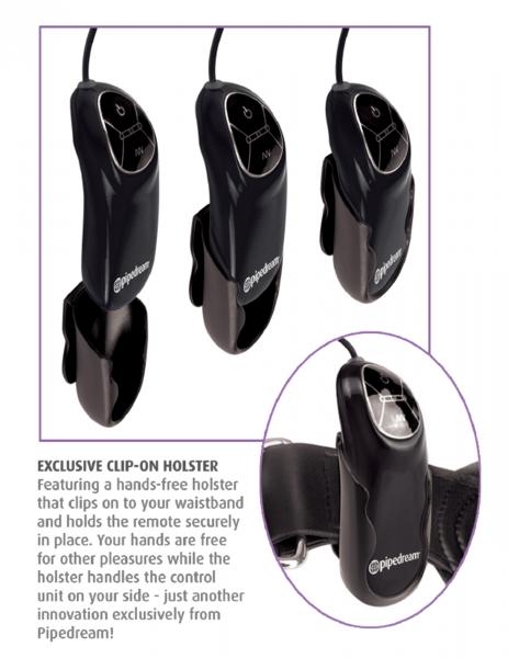 Anal Fantasy Elite Vibrating Silicone Plug Black