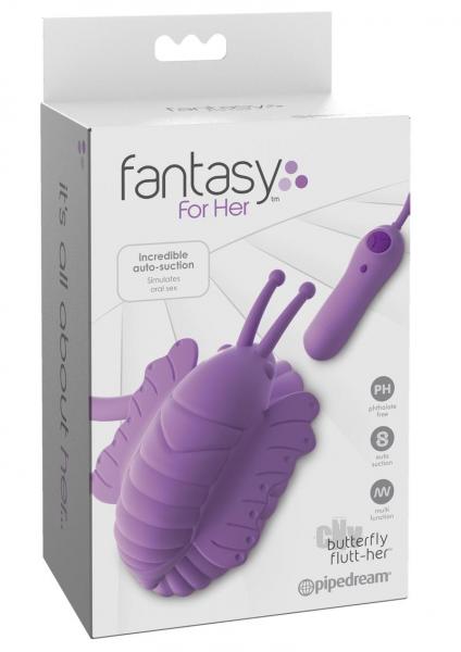 Fantasy For Her Butterfly Flutt Her Purple Vibrator