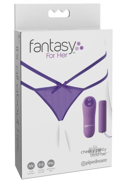Fantasy For Her Petite Panty Thrill Her O/S Purple