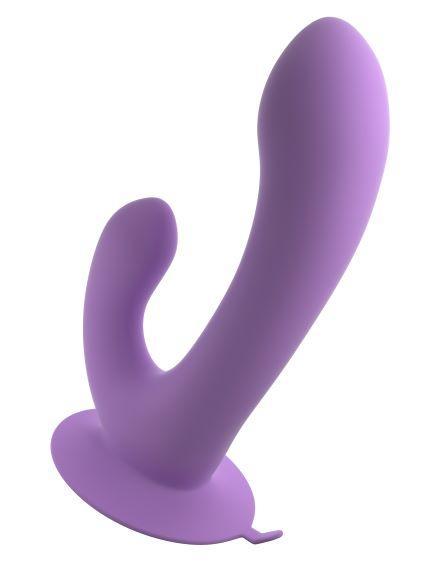 Fantasy For Her Duo Pleasure Wallbang Her Purple Vibrator