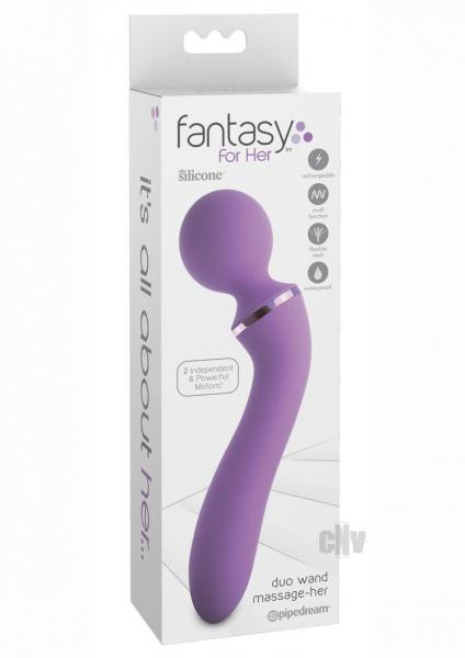 Fantasy For Her Duo Wand Massage Her Purple