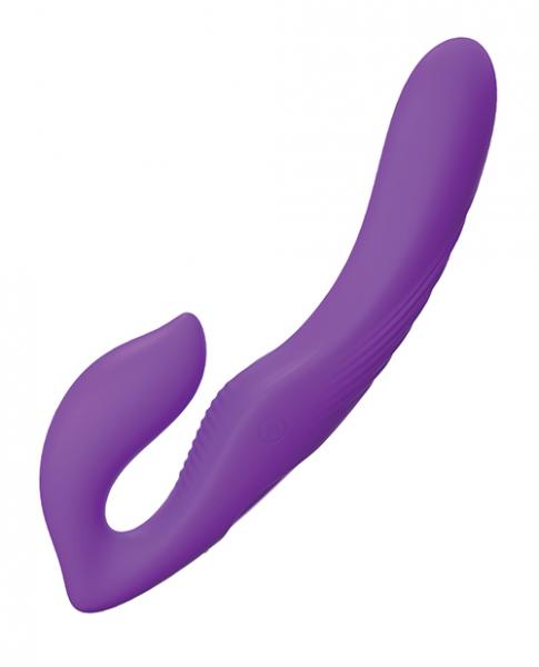 Fantasy For Her Ultimate Strapless Strap On Vibrator Purple