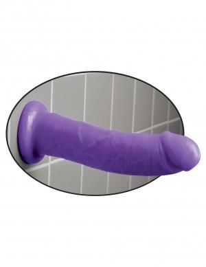 Dillio Purple 8 Inches Slim Realistic Dildo