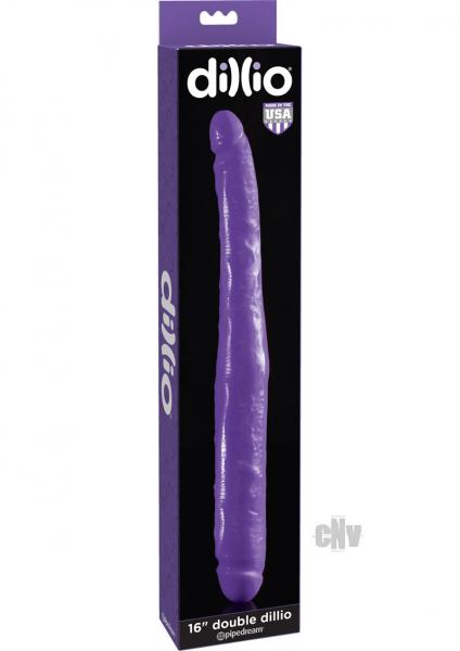 Dillio Purple 16 Inches Double Dong