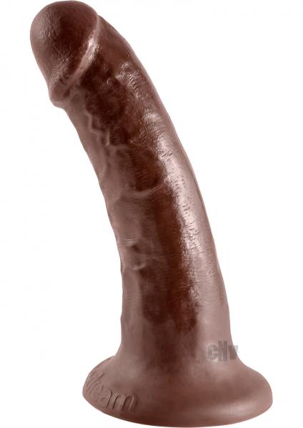 King Cock 6 Inches Brown Dildo