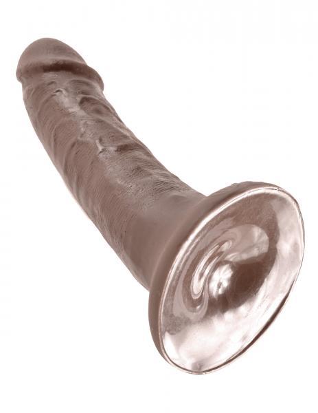 King Cock 6 Inches Brown Dildo
