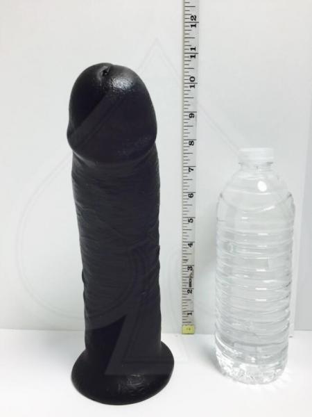 King Cock 10" Dildo Black