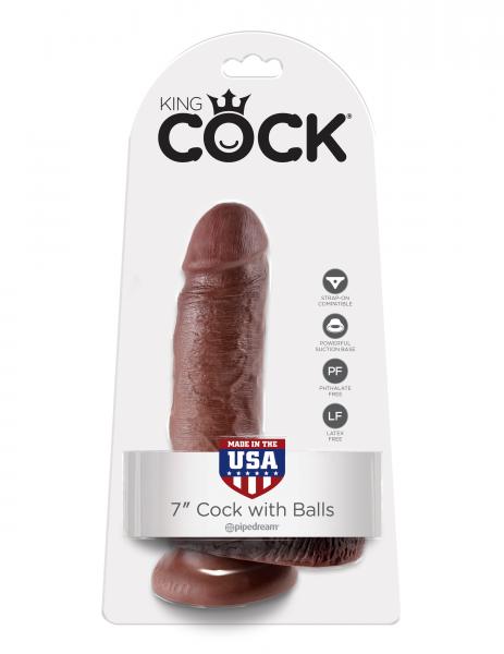 King Cock 7" Cock Brown