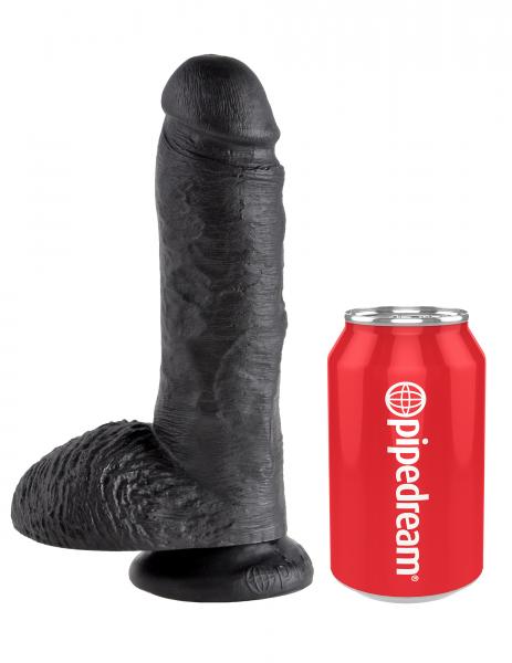 King Cock 8" Cock Black
