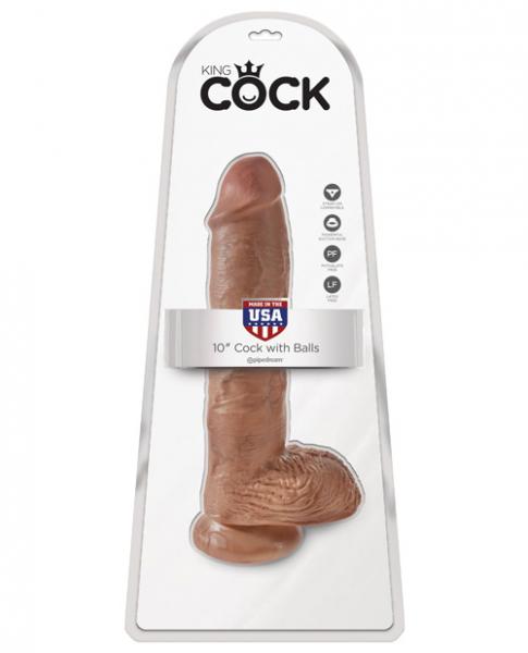 King Cock 10" Cock Tan