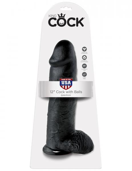 King Cock 12" Cock Black