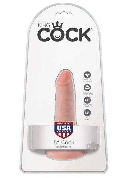 King Cock 5" Dildo Beige