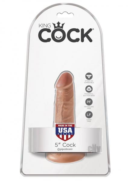 King Cock 5" Dildo Tan