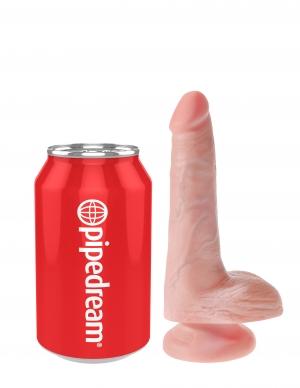 King Cock 6 Inches Cock With Balls Beige Dildo