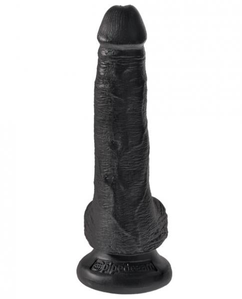 King Cock 6 Inches Cock With Balls Black Dildo