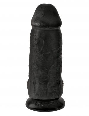 King Cock Chubby 9 Inches Black Dildo