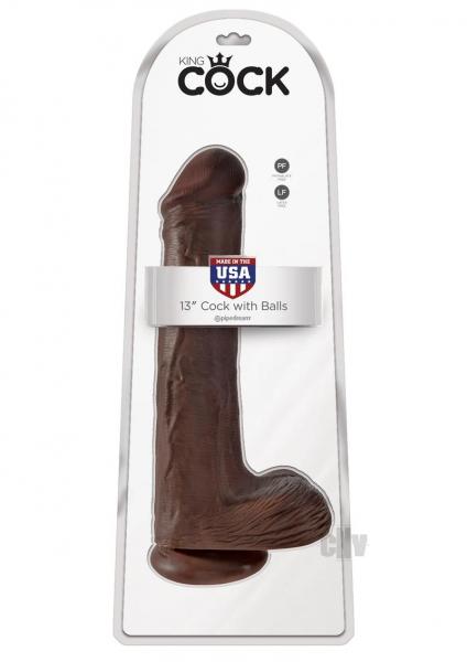 King Cock 13" Cock Brown
