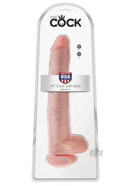 King Cock 14" Cock Beige