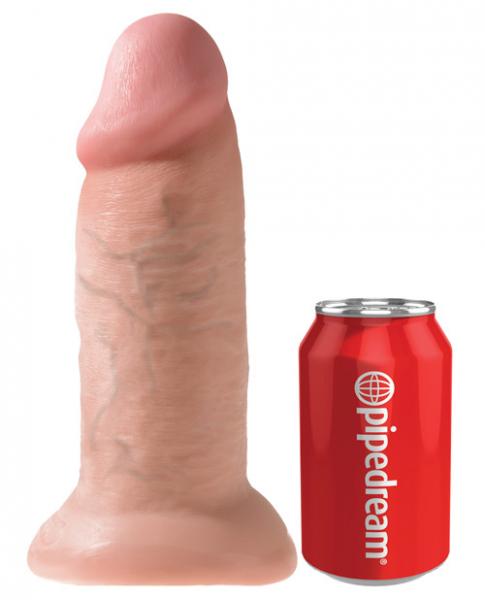 King Cock 10" Chubby Dildo Beige