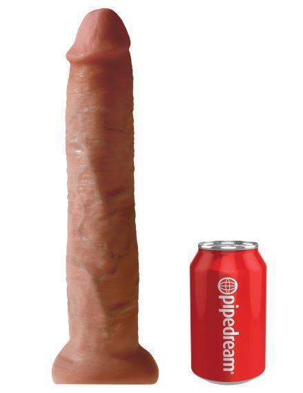 King Cock 13" Dildo Tan