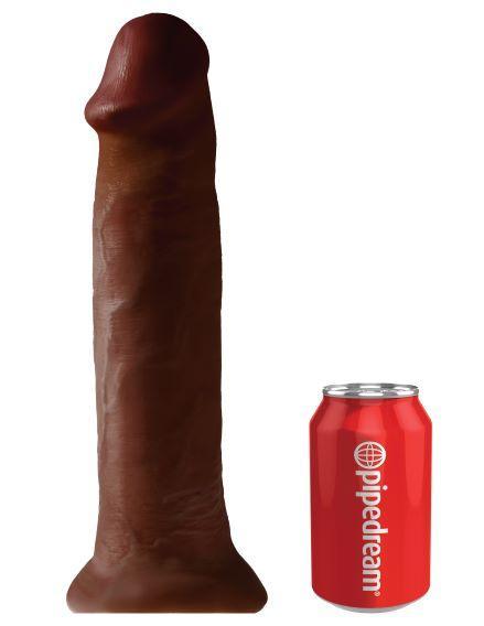 King Cock 14" Dildo Brown