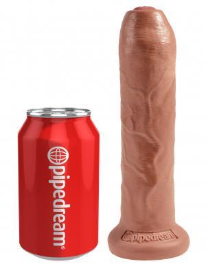 King Cock 7 Inches Uncut Dildo Tan
