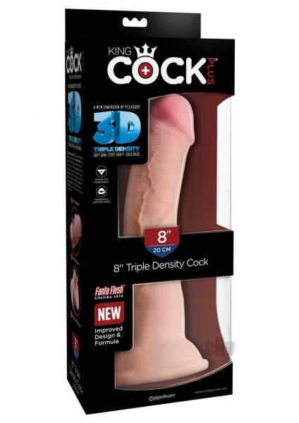 King Cock Plus 8in Triple Density Cock