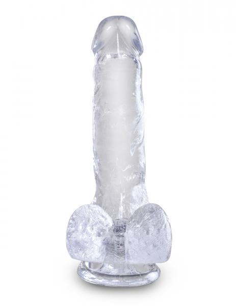 King Cock Clear 6 Inches Cock With Balls