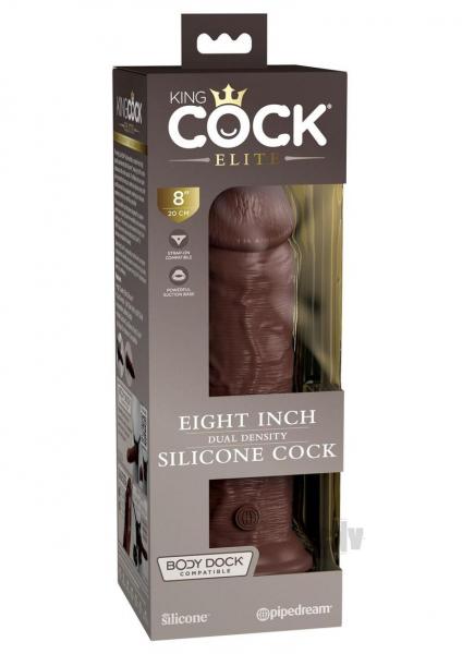 Kc Elite Dual Dense Cock 8 Brown